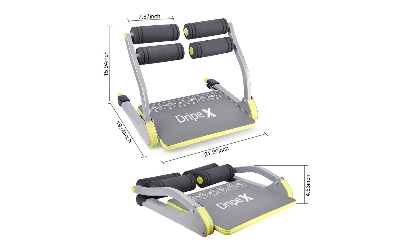 Dripex 6 in 1 Core Smart Total Body Exercise Machine