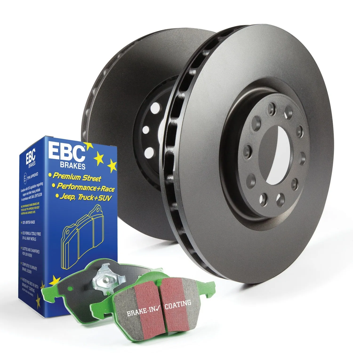 EBC Brakes S11KF1054 S11 Kits Greenstuff 2000 and RK Rotors;