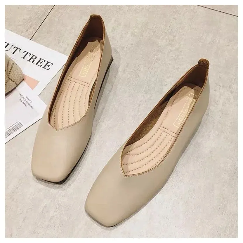 Fashion Flats for Women Shoes | Spring Summer Boat Shoes | Pointed toe Casual Slip-on Shoes | Elegant Ladies Footwear | ideal gift