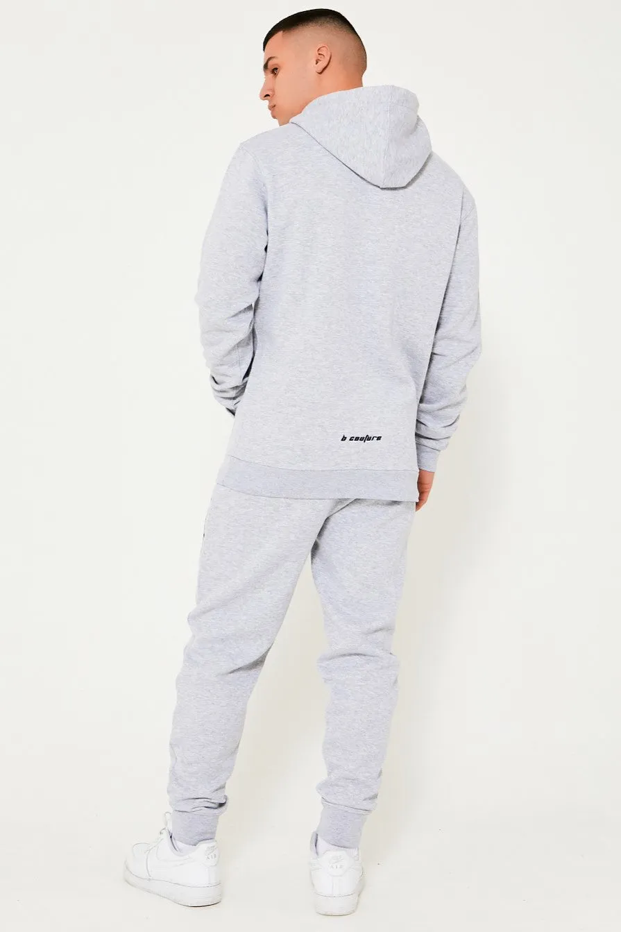 Finchley Road Fleece Tracksuit - Grey Marl