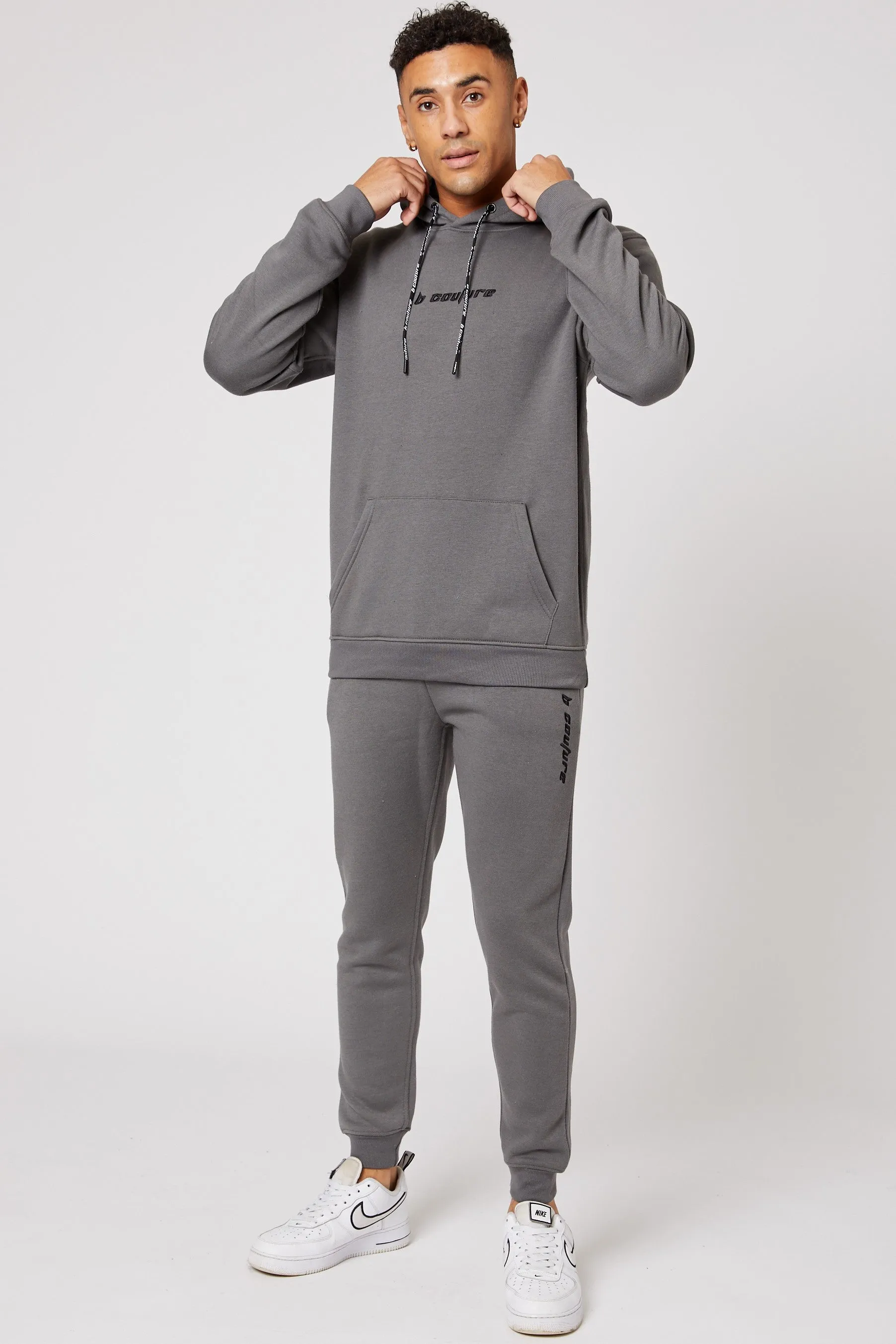 Finchley Road Fleece Tracksuit - Gun Metal