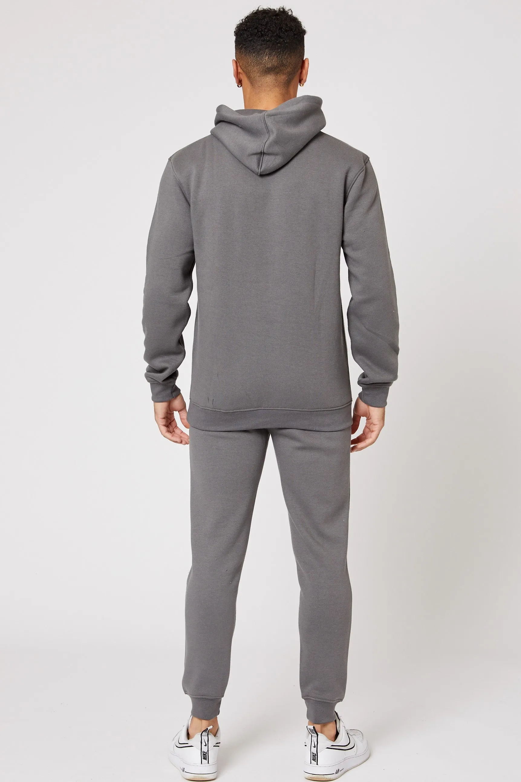 Finchley Road Fleece Tracksuit - Gun Metal