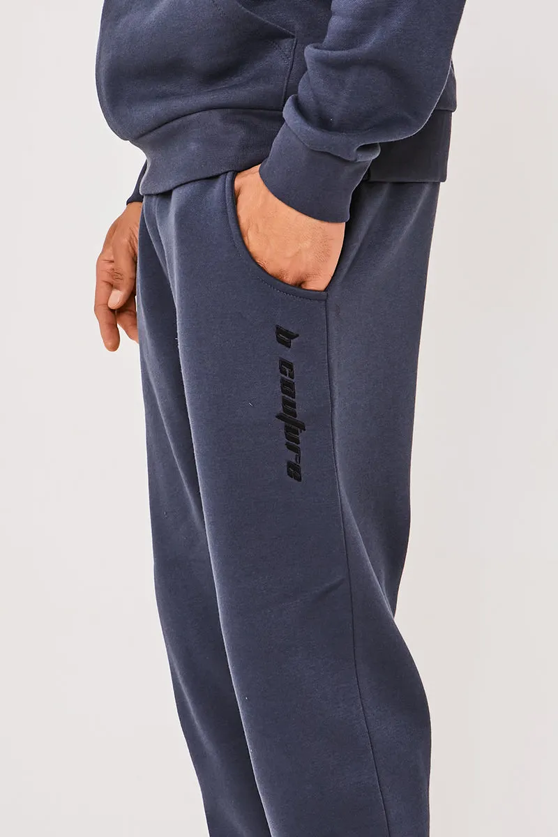 Finchley Road Fleece Tracksuit - Navy