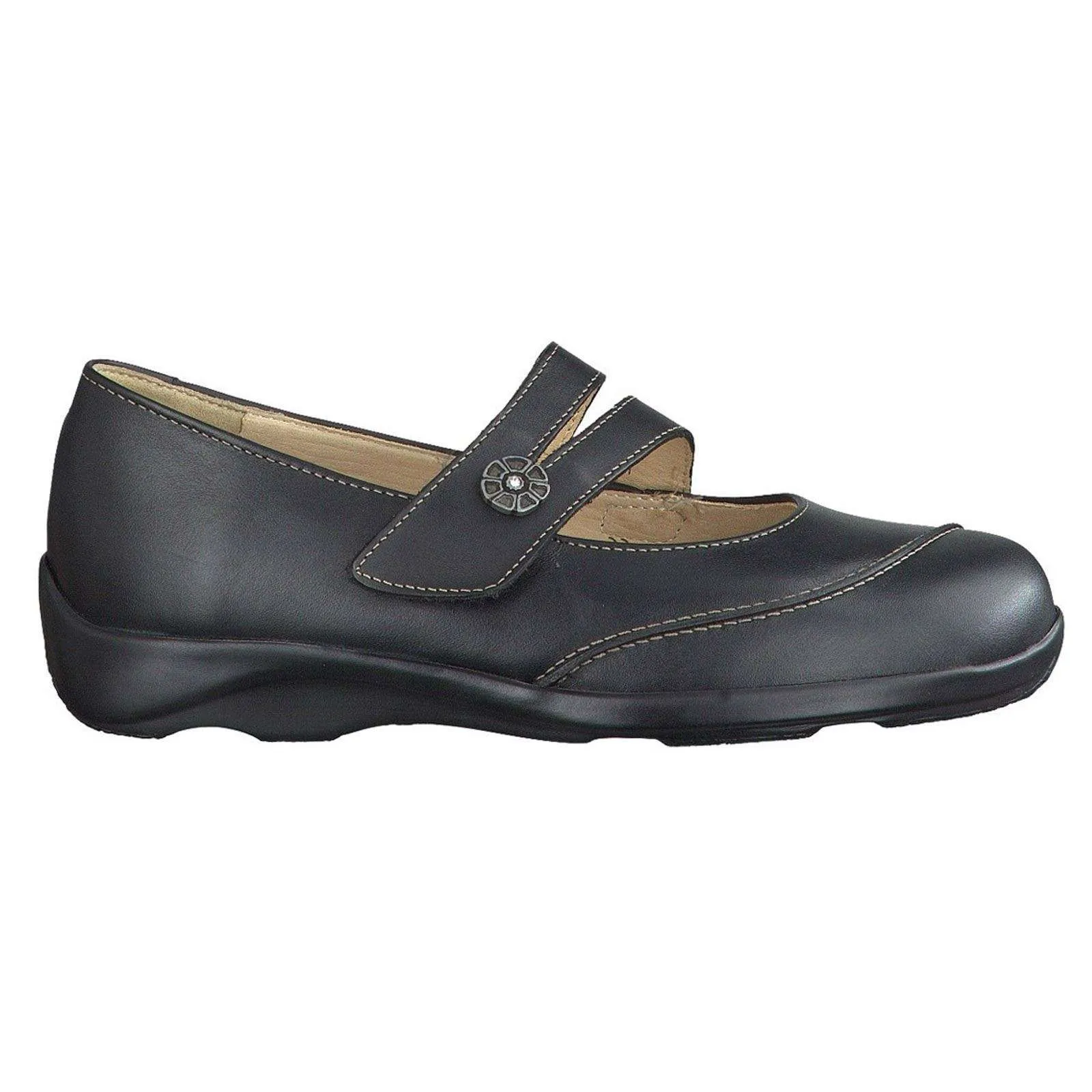 Finn Comfort Vivero Smooth Leather Women's Mary Jane Shoes