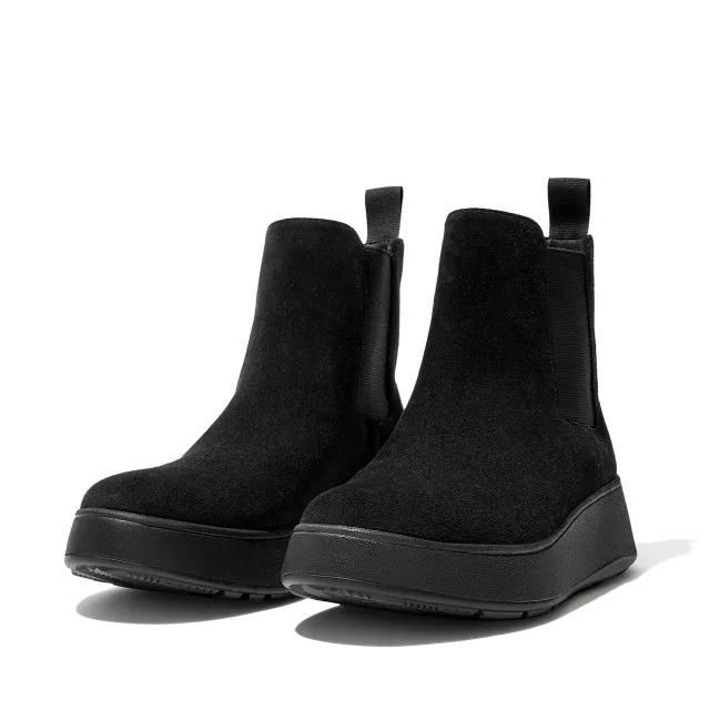 FitFlop F-mode suede flatform chelsea boots