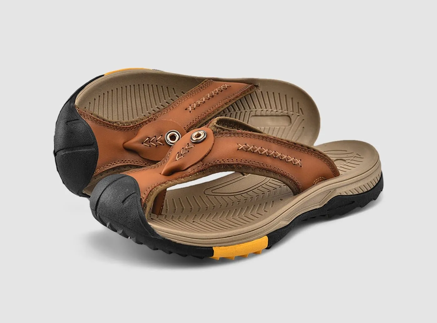 FitVille Herren GuardToe Flip Flops