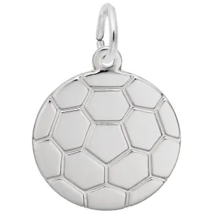 Flat Soccer Ball Charm