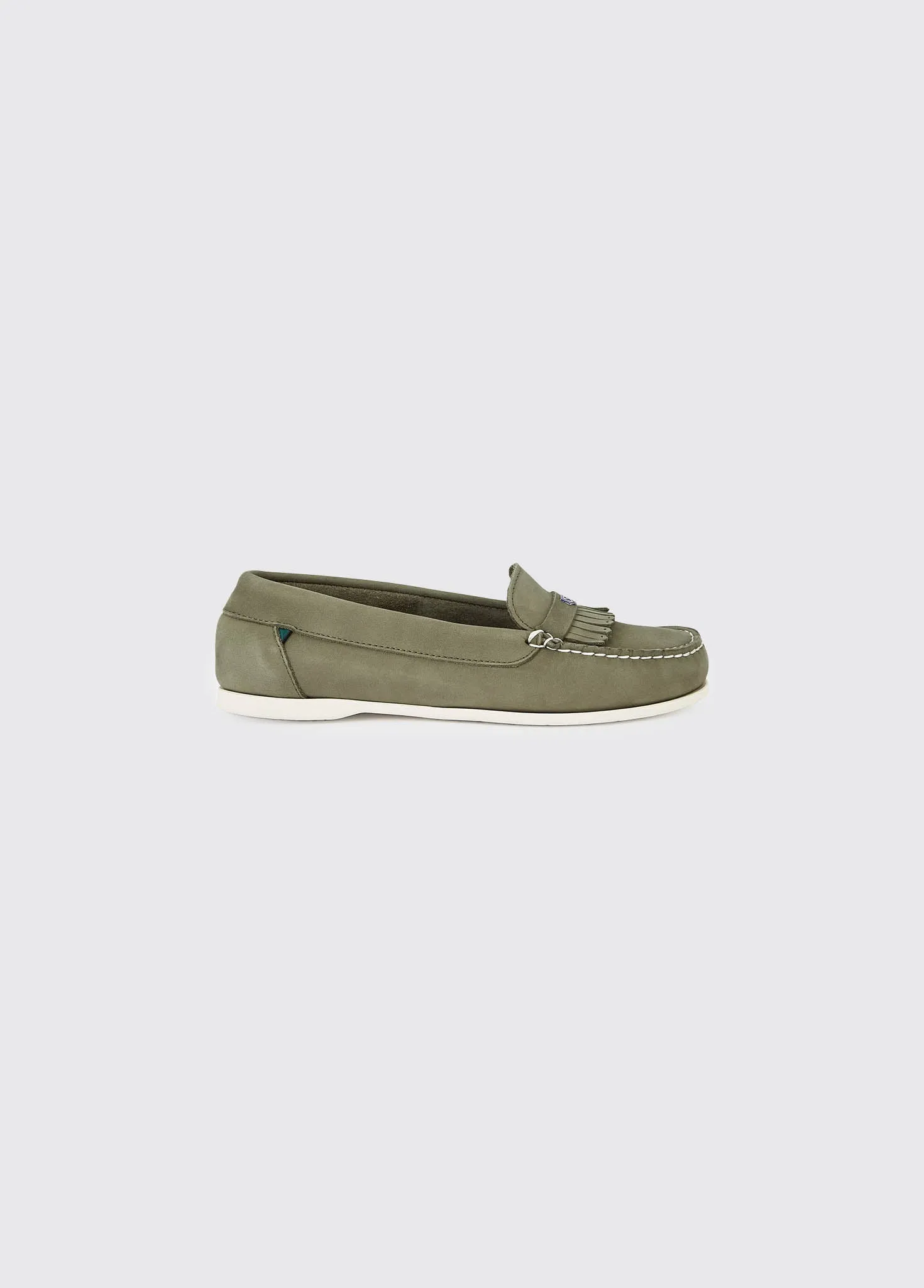 Florence Boat Shoe - Pesto