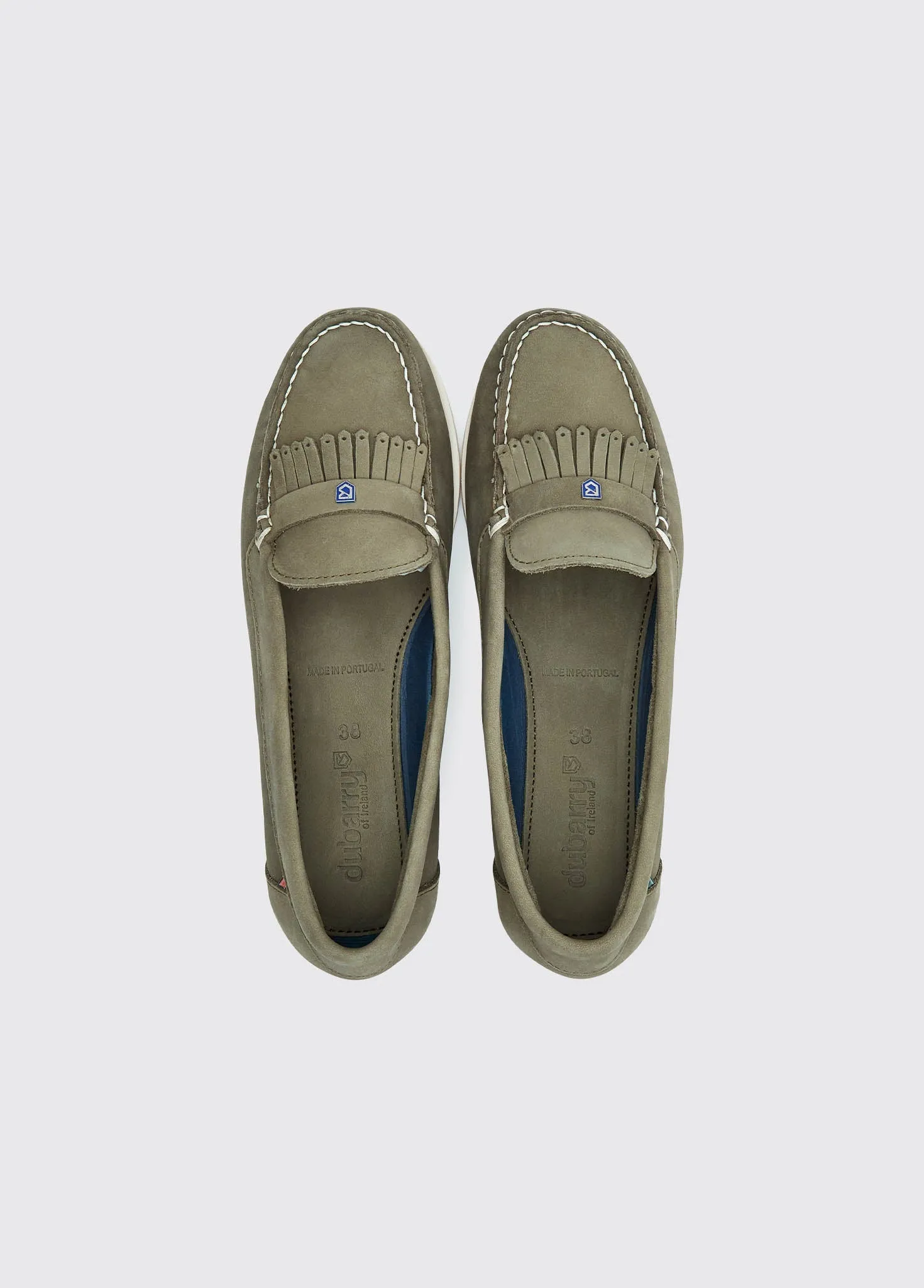 Florence Boat Shoe - Pesto