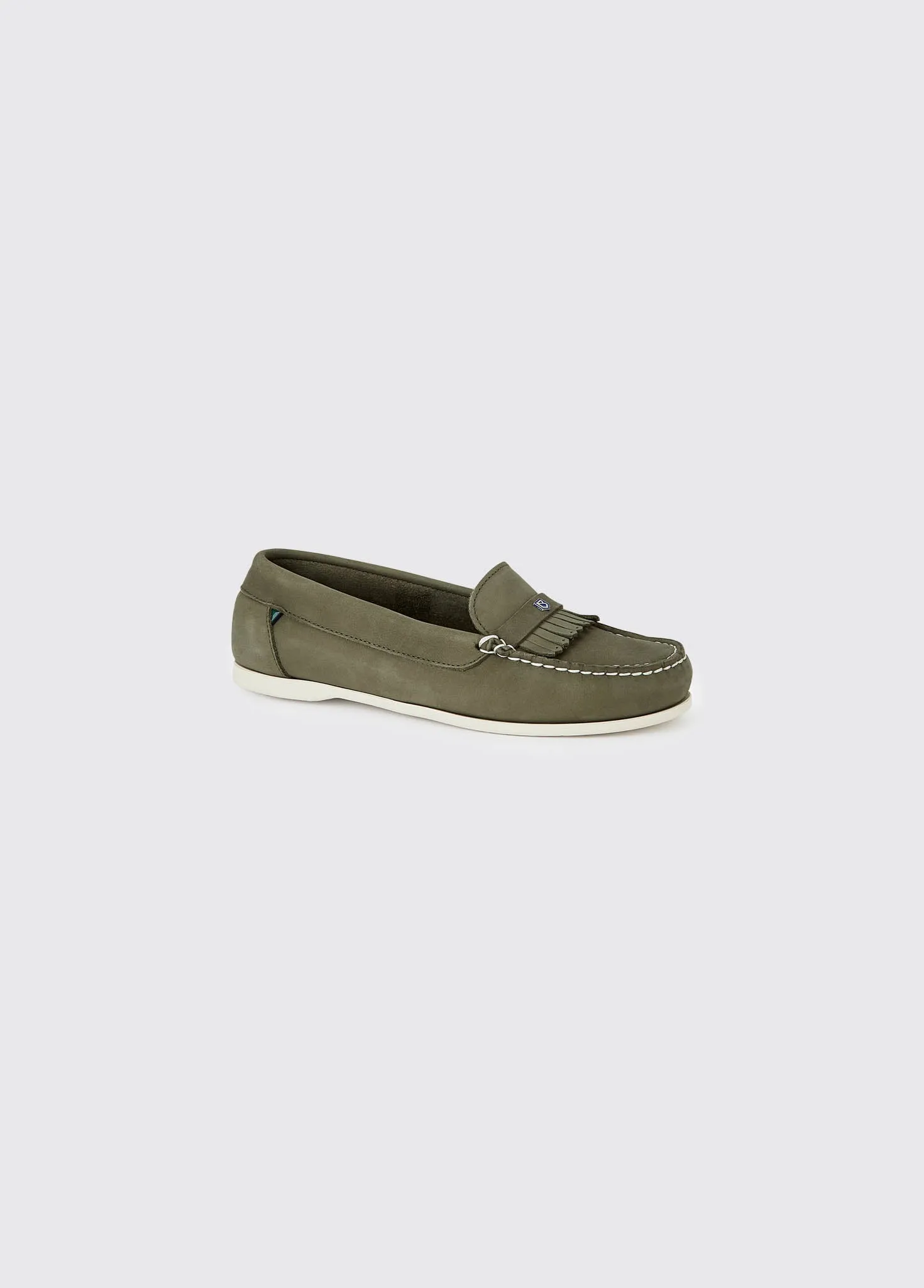 Florence Boat Shoe - Pesto