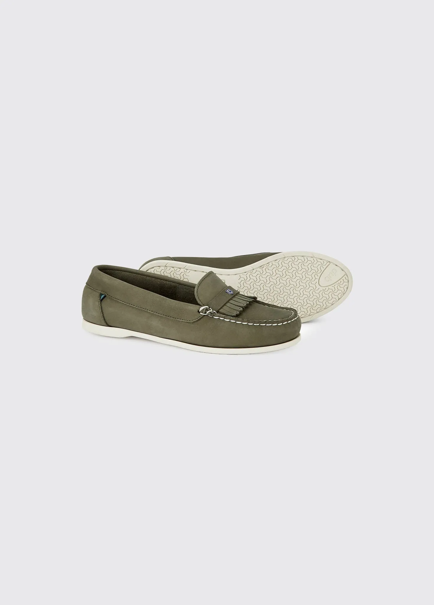 Florence Boat Shoe - Pesto