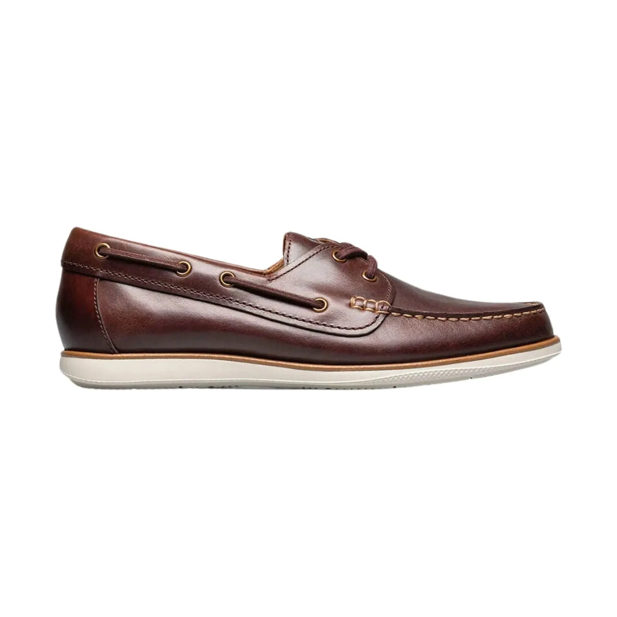 Florsheim Men's Atlantic Moc Toe Boat Shoe - Chocolate FINAL SALE