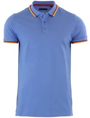 Forbes Piqué Polo Shirt in Pale Blue