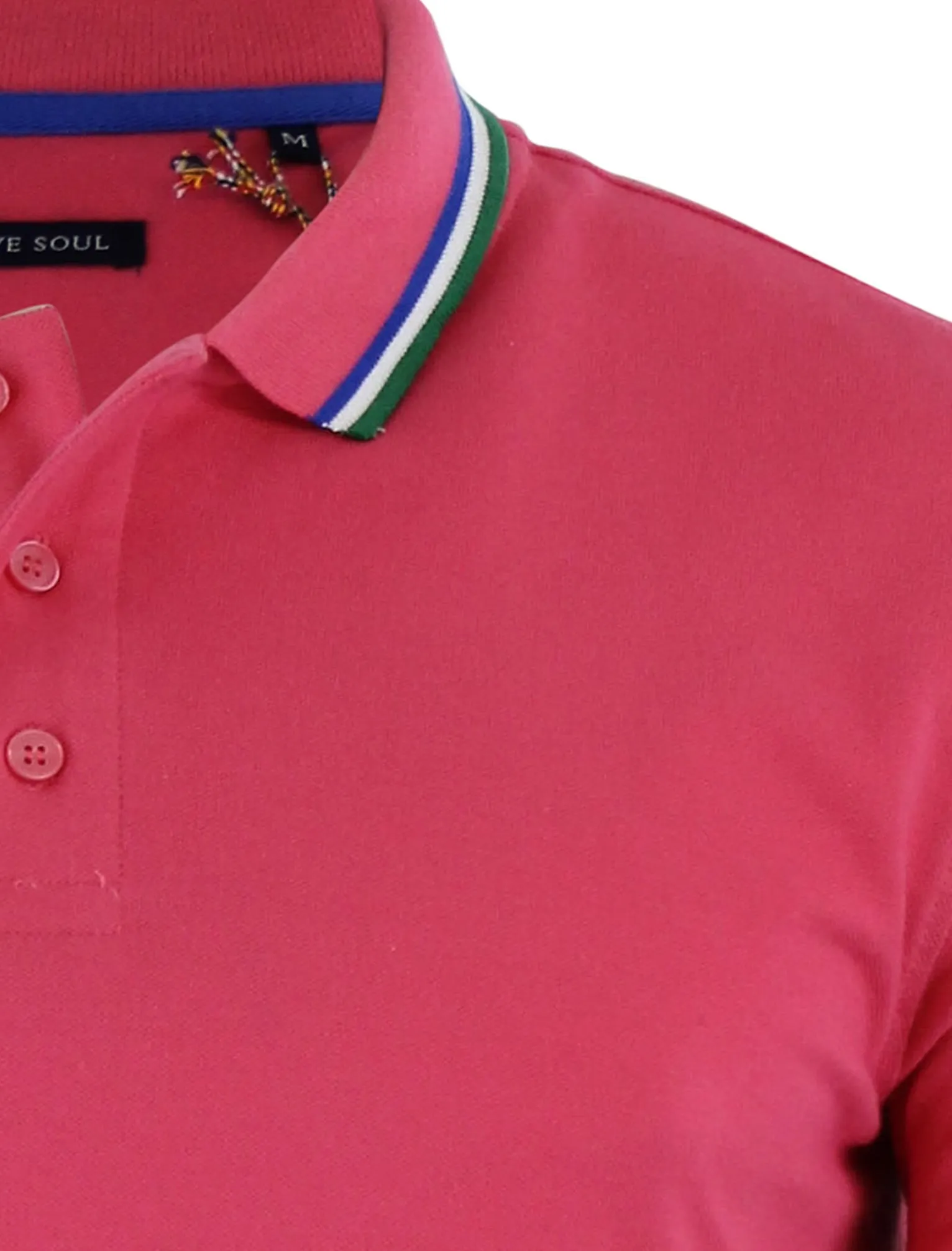 Forbes Piqué Polo Shirt in Pink