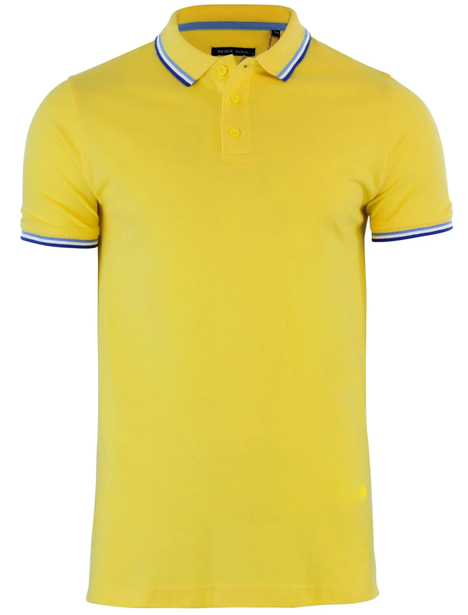 Forbes Piqué Polo Shirt in Yellow