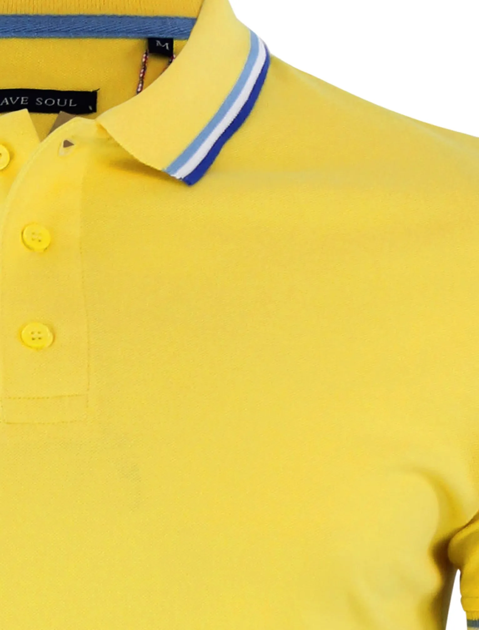 Forbes Piqué Polo Shirt in Yellow