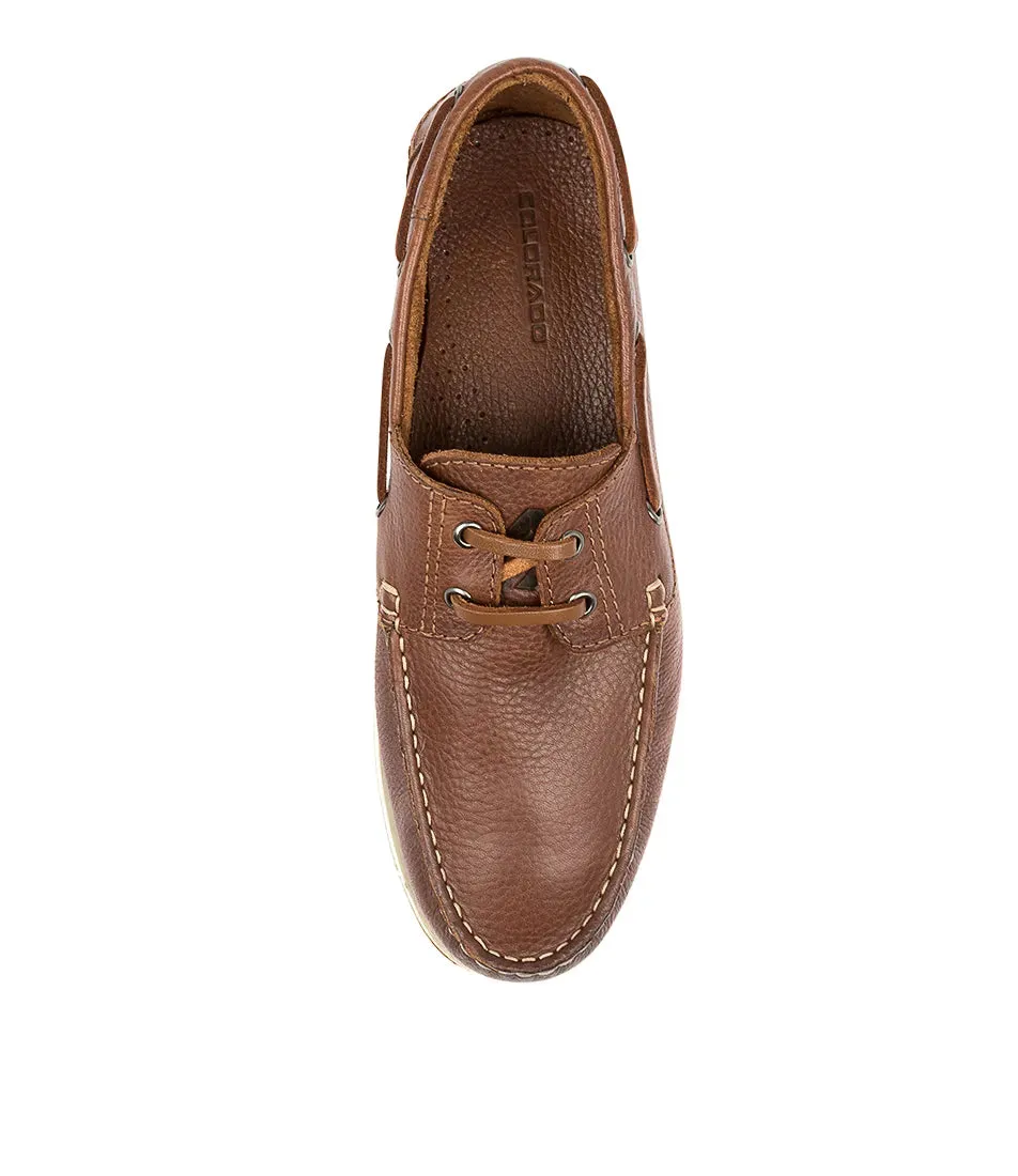 FOUND LEATHER BOAT SHOE