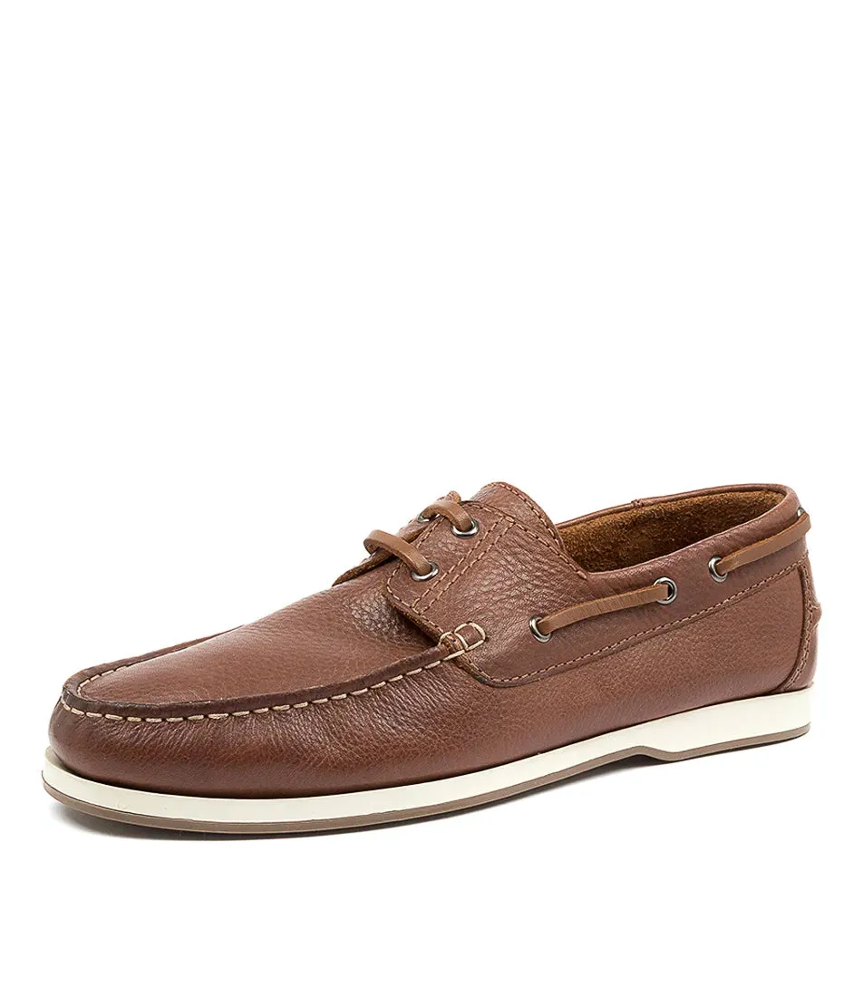 FOUND LEATHER BOAT SHOE