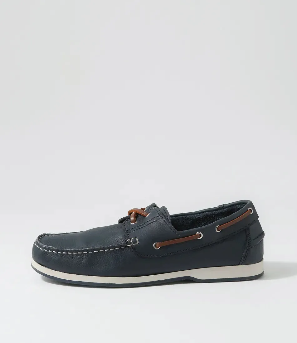 FOUND LEATHER BOAT SHOE