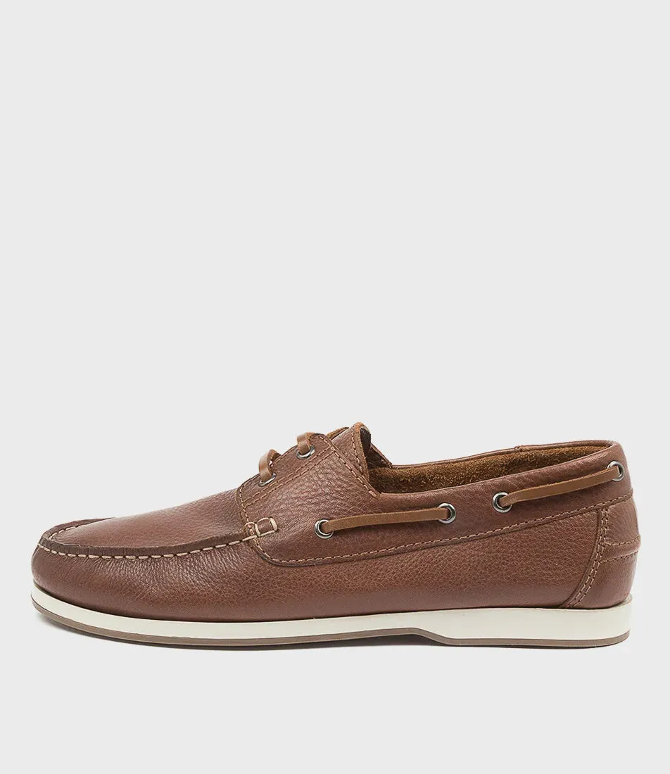 FOUND LEATHER BOAT SHOE