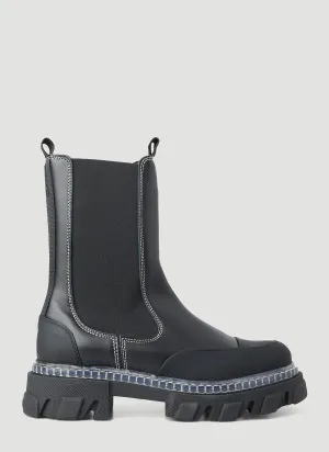 GANNI Cleated Chelsea Boots