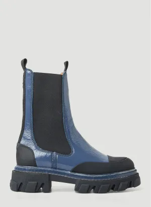 GANNI Mid Calf Chelsea Boots