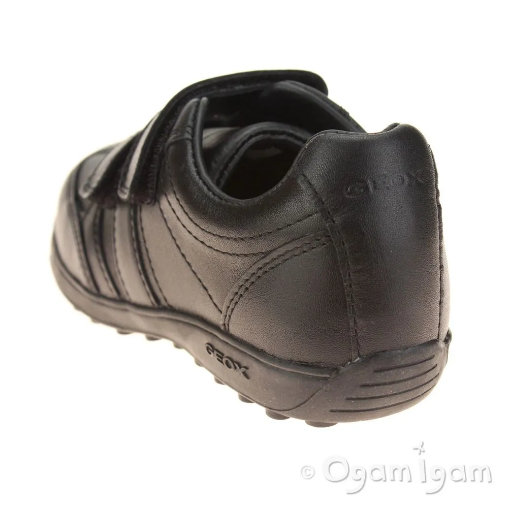 Geox Xitizen Boys - Girls Black School Shoe