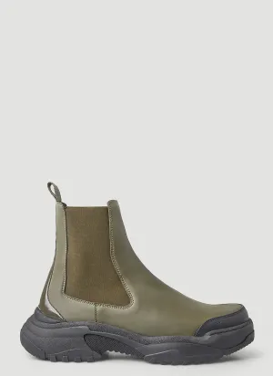 GmbH Faux-Leather Chelsea Boots