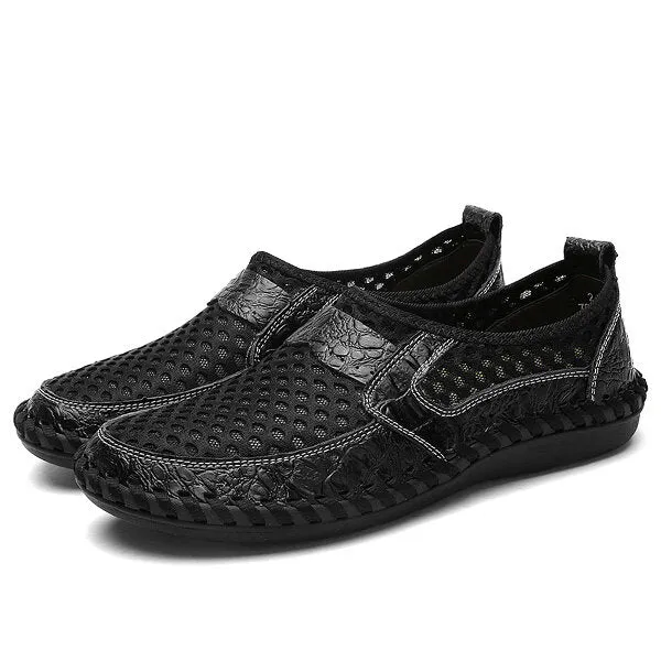 Herren Slip-on Atmungsaktiv schuhe Flach Weibliche Schuhe