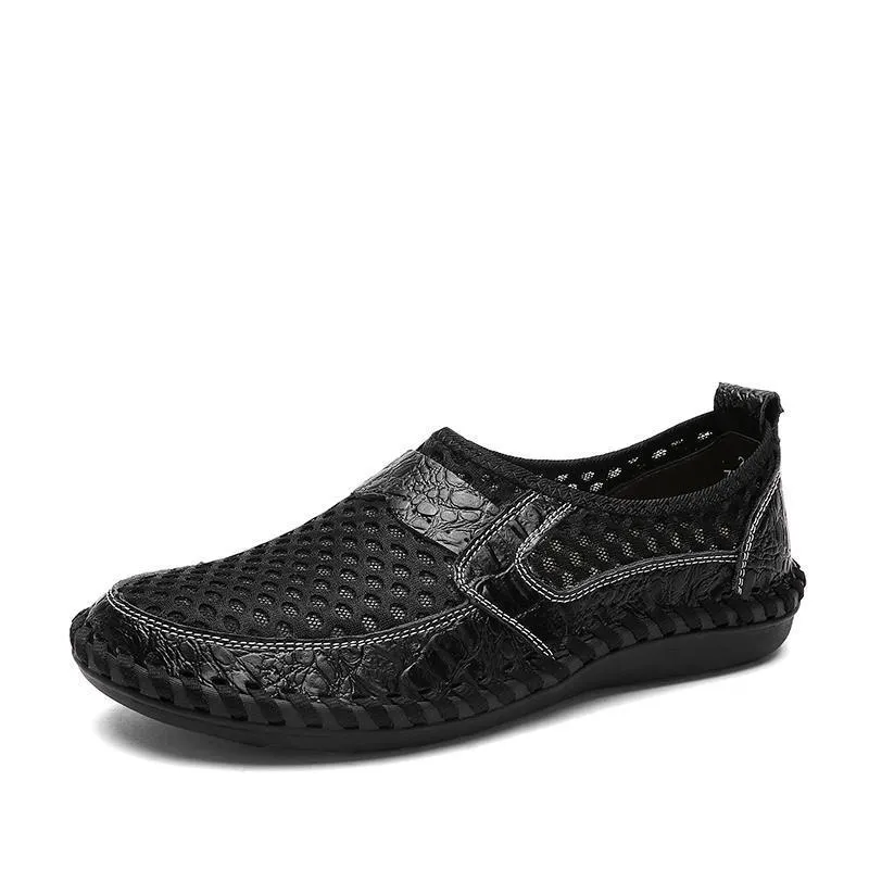 Herren Slip-on Atmungsaktiv schuhe Flach Weibliche Schuhe