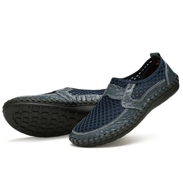 Herren Slip-on Atmungsaktiv schuhe Flach Weibliche Schuhe