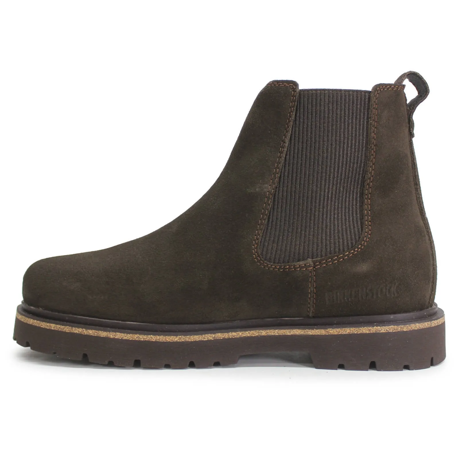 Highwood Slip On Mid Suede Leather Unisex Chelsea Boots