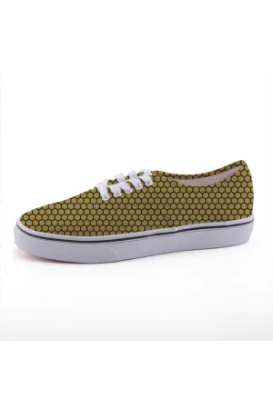 Honeycomb Low-top fashion canvas shoes