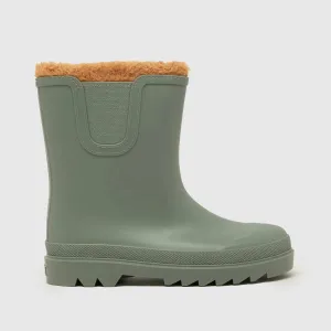 Igor: Tokio - Furry Wellie Boot (Green)