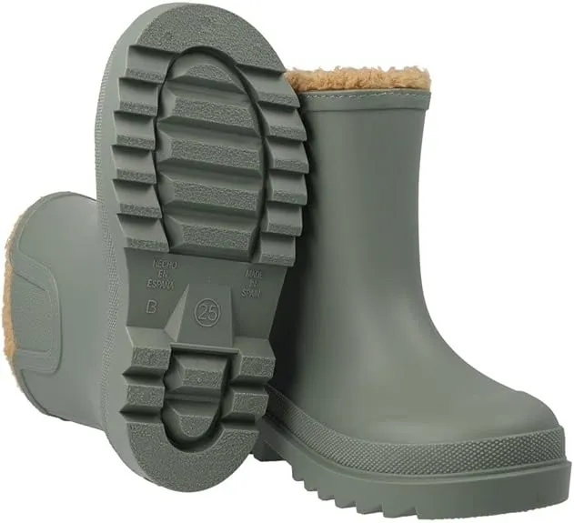 Igor: Tokio - Furry Wellie Boot (Green)