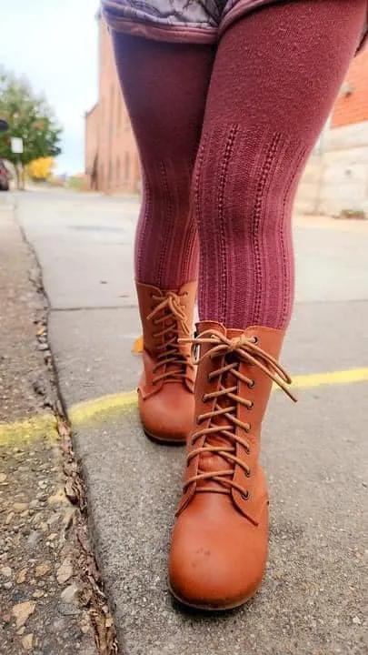 ISA TALL Nubuck Nutmeg Fauna Vintage Nyx Boots!   Extra pair of laces!