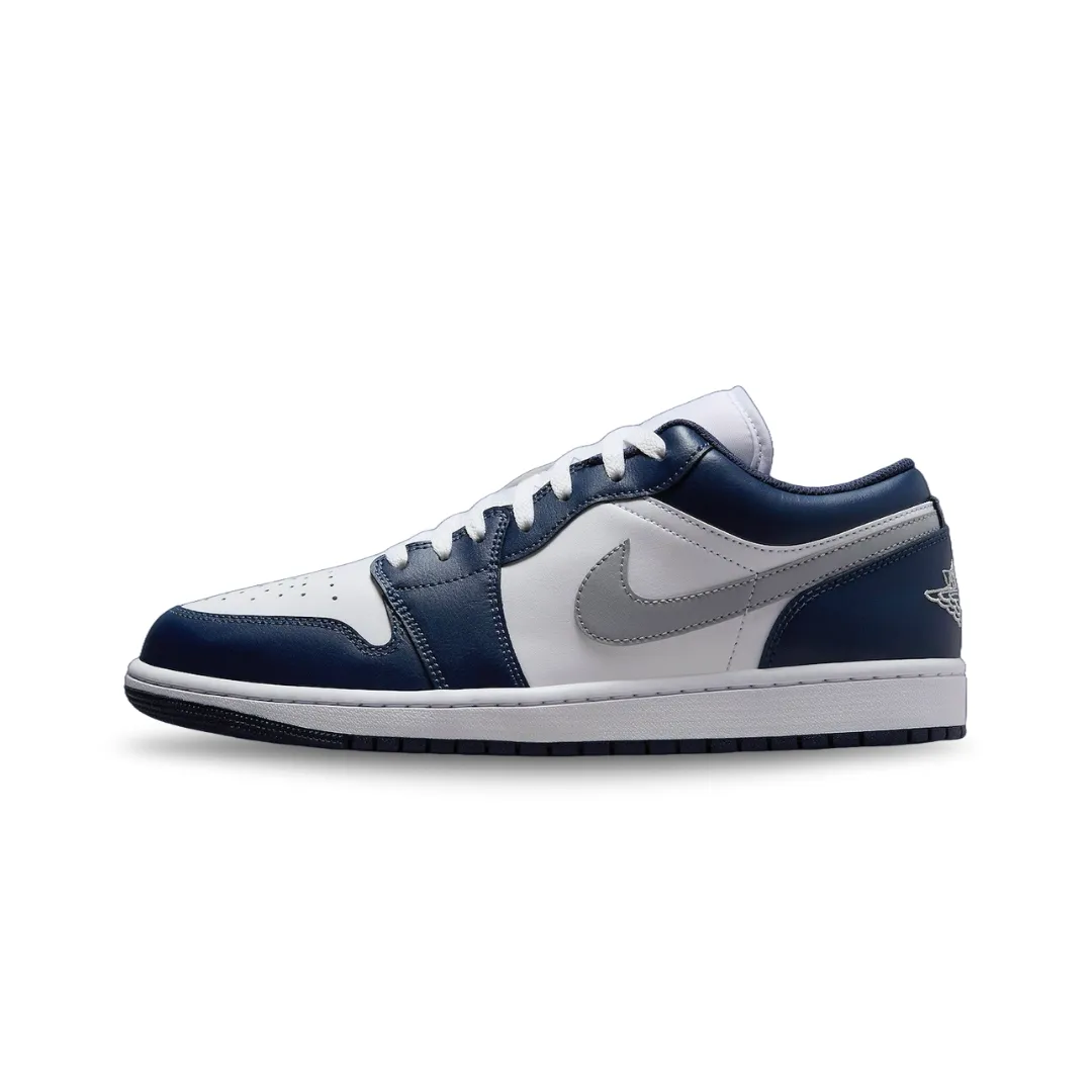 Jordan 1 Low Wolf Grey Midnight Navy