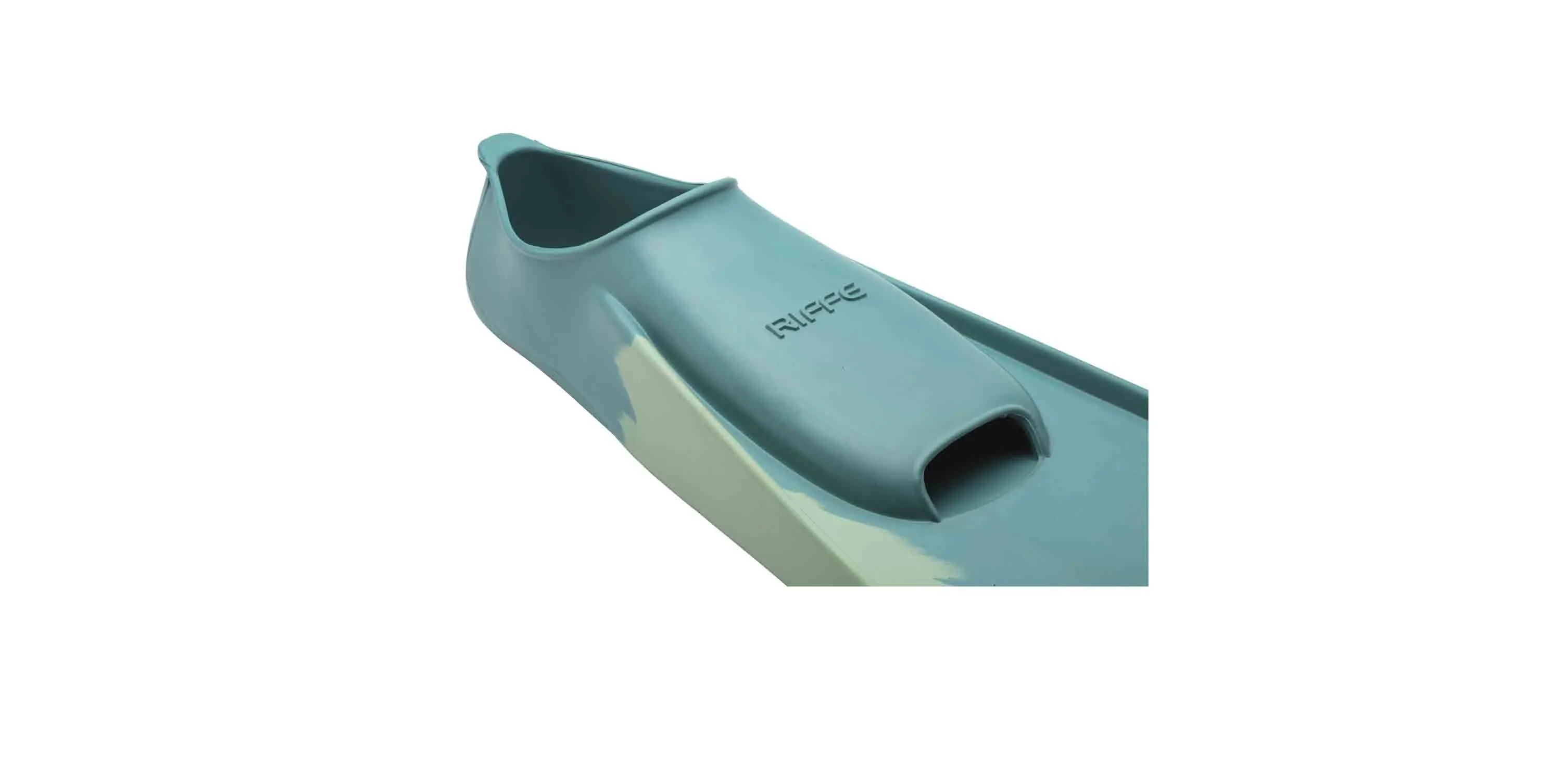 Kicks Rubber Swim Fins - Caribbean Blue / Mint