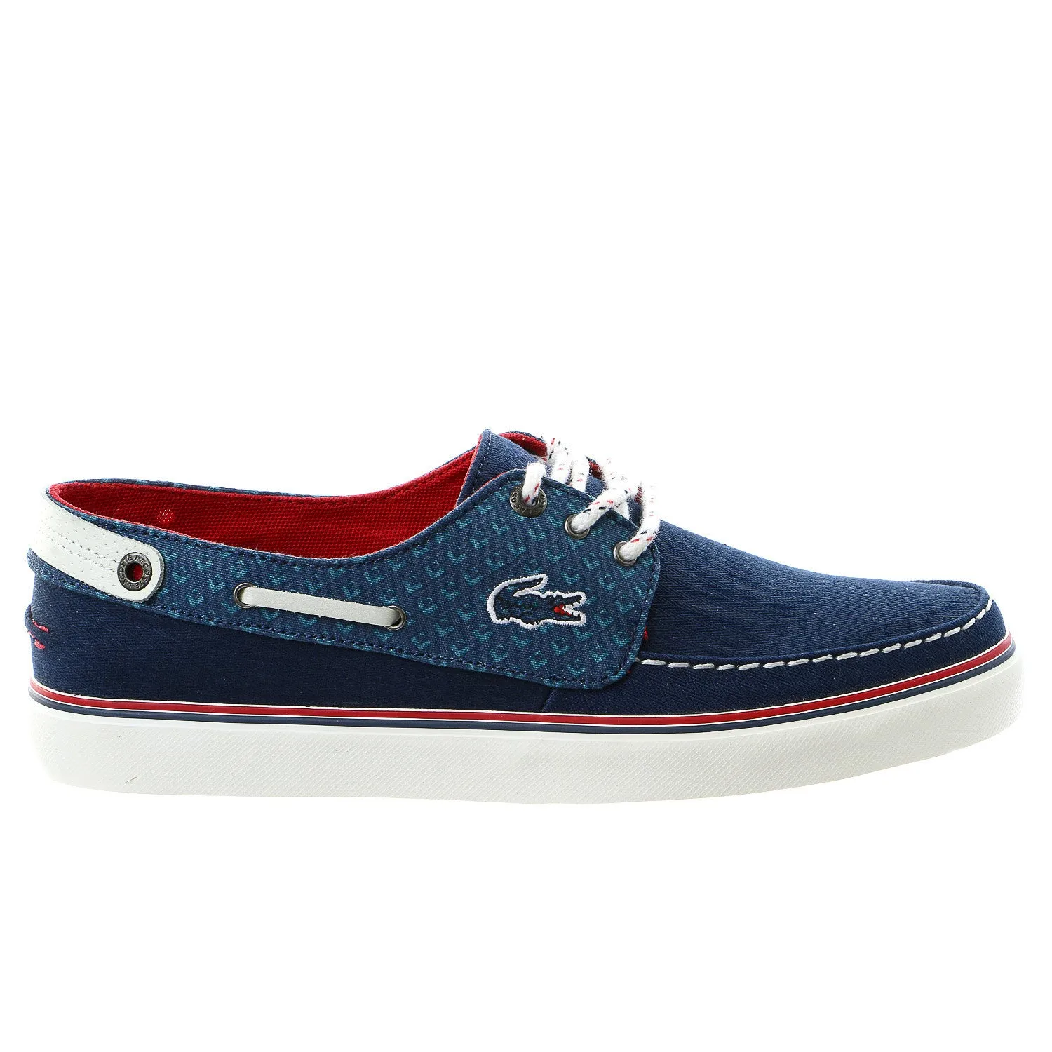 Lacoste Sumac 9 Moccasin Boat Shoe - Dark Blue - Mens