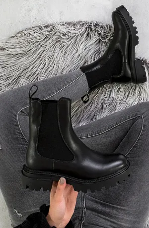 Lage Chelsea Boots Black