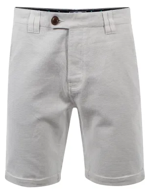 Le Shark Damien White cotton shorts