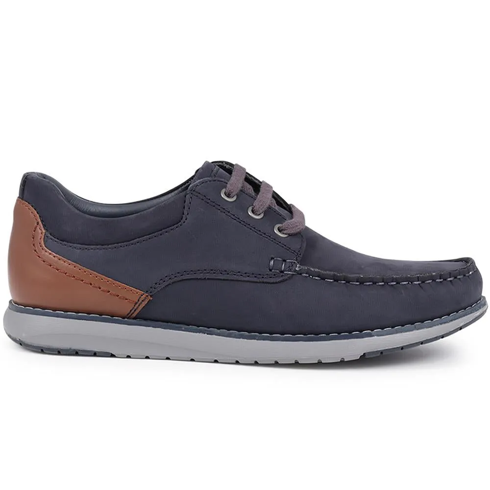 Leather Casual Boat Shoes - SHAFI35001 / 321 522