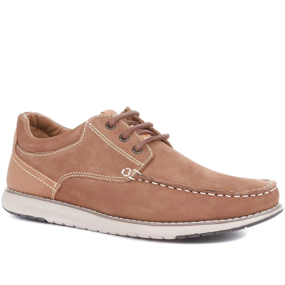 Leather Casual Boat Shoes - SHAFI35001 / 321 522