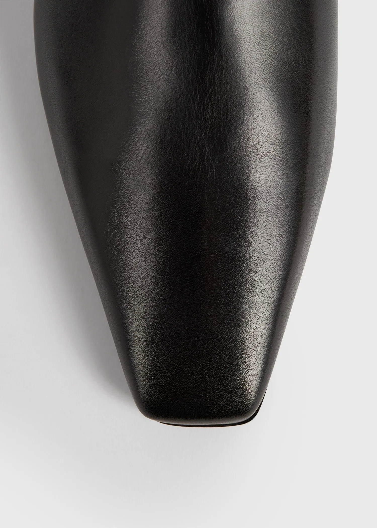 Leather Chelsea boots black