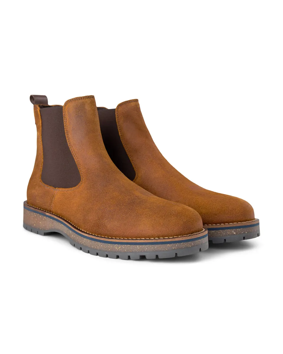 Levan Suede Chelsea Boot - TAN