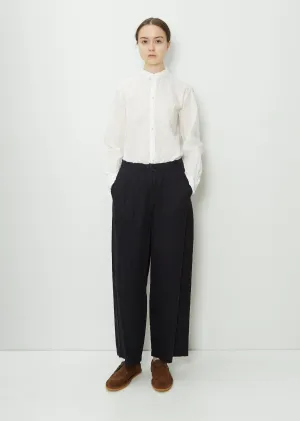 Linen Twill Wide Pants