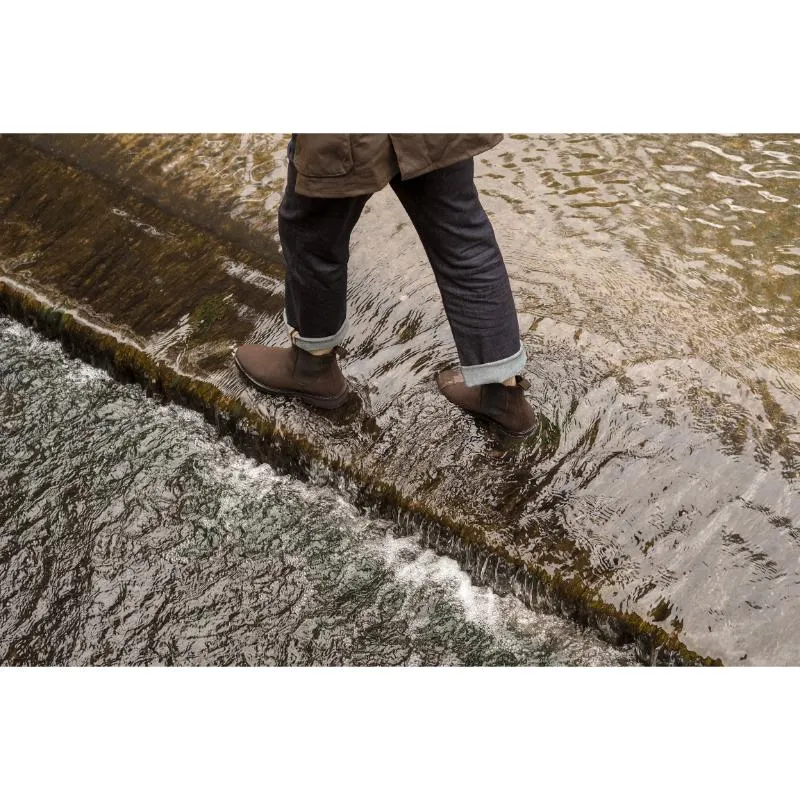 Loake Ducksworth Mens Waterproof Chelsea Boot - Brown Oiled Nubuck