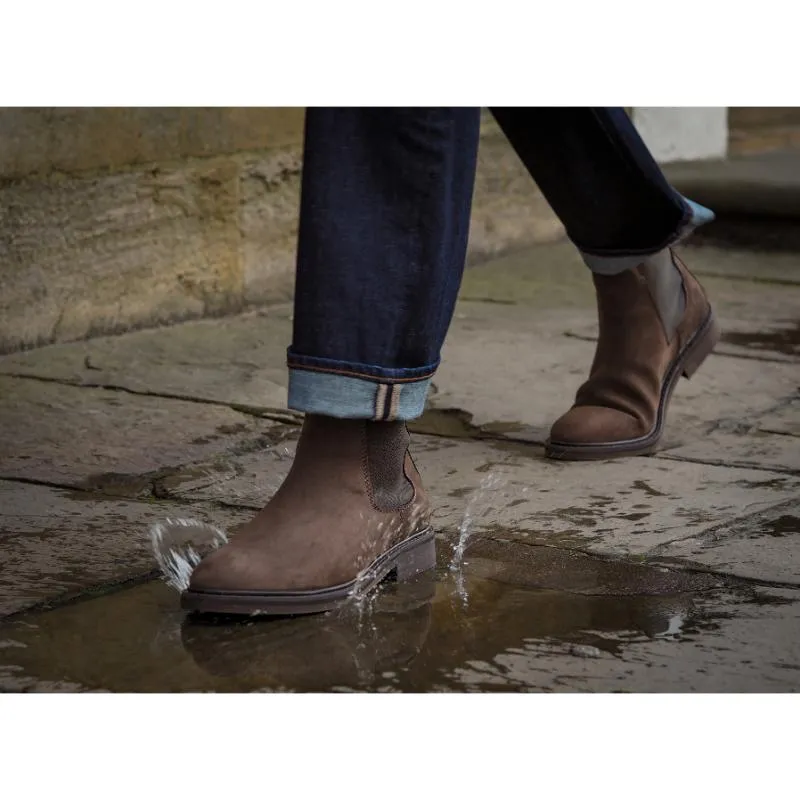 Loake Ducksworth Mens Waterproof Chelsea Boot - Brown Oiled Nubuck