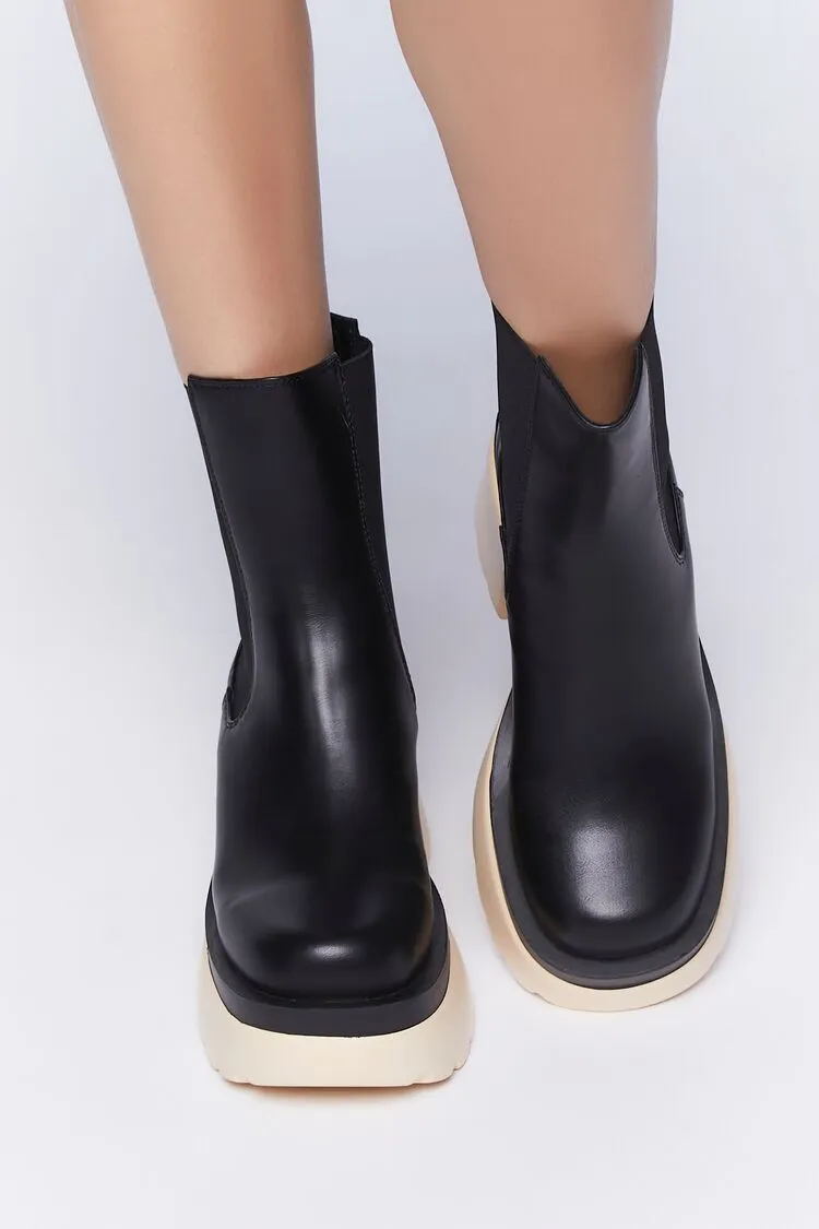 Lug-Sole Chelsea Boots