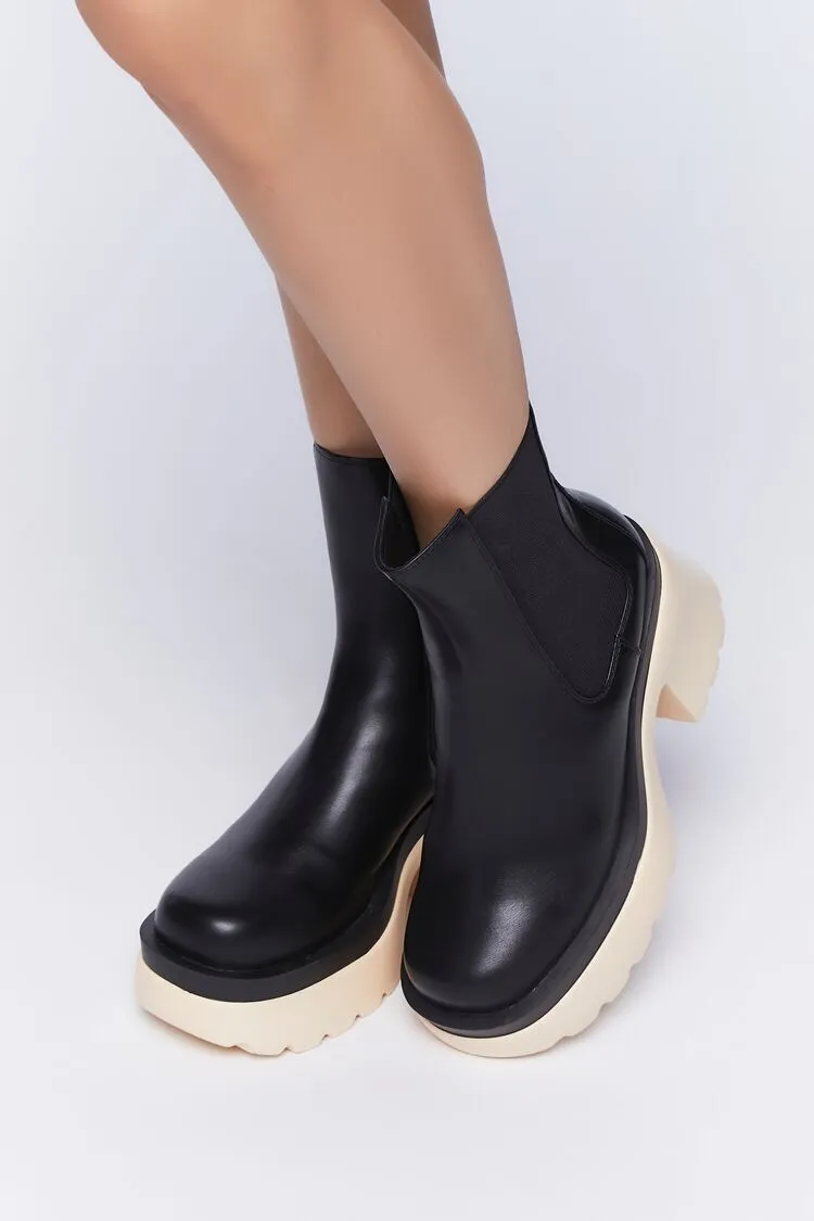 Lug-Sole Chelsea Boots